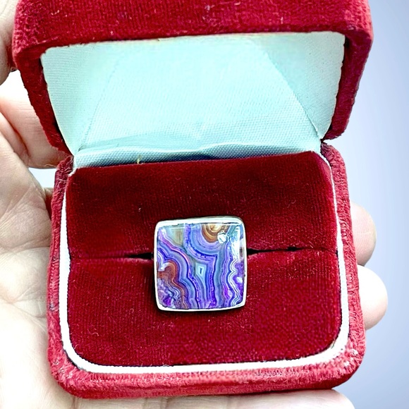 🌺Artisan Sterling & Natural Stone Ring - Picture 7 of 13